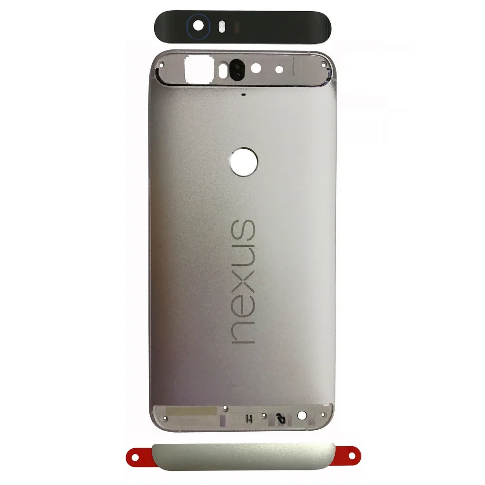 

Battery Back Case + Top&Bottom Cover Replacement for Nexus 6P(SILVER)