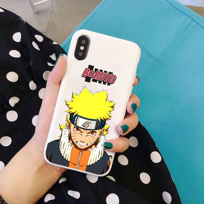 W-5540 Наруто shippuden аниме SASUKE boruto мягкий силиконовый черный чехол Хината Какаши чехол для телефона для iPhone X XR XS MAX 6 7 8 plus 6s se - Цвет: W-5540