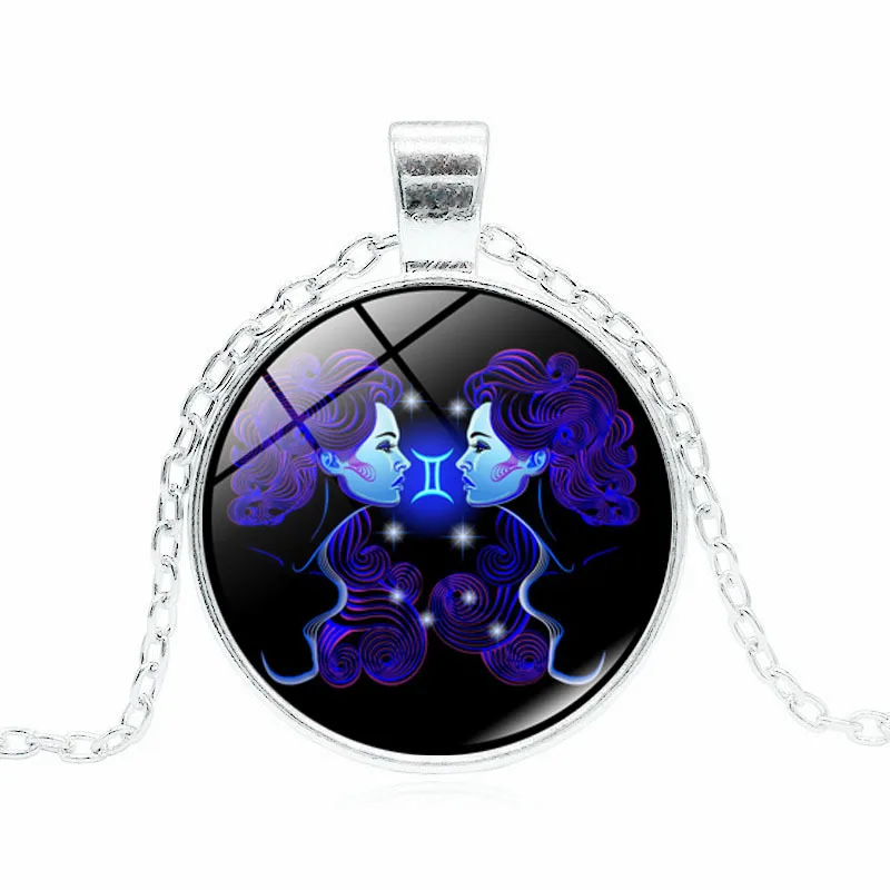 Новый знак зодиака для женщин мужчин Цепочки и ожерелья 12 Созвездие Лео Дева весы