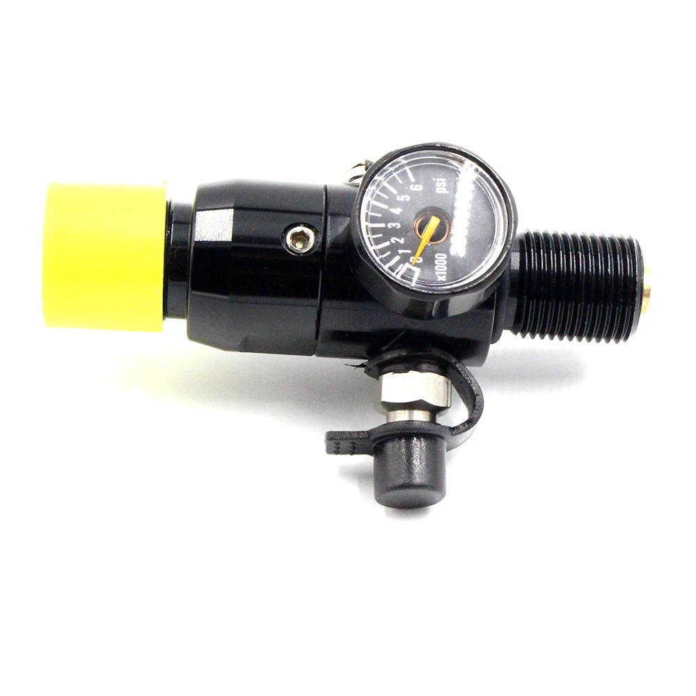 PCP Пейнтбол воздушный бак высокого давления Регулятор 4500 PSI M18* 1,5-черный