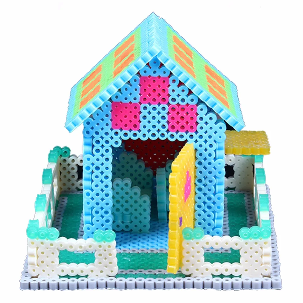 24 цвета бусины Hama 5 мм Perler 2400 шт. для рукоделия сделай сам плавкий предохранитель