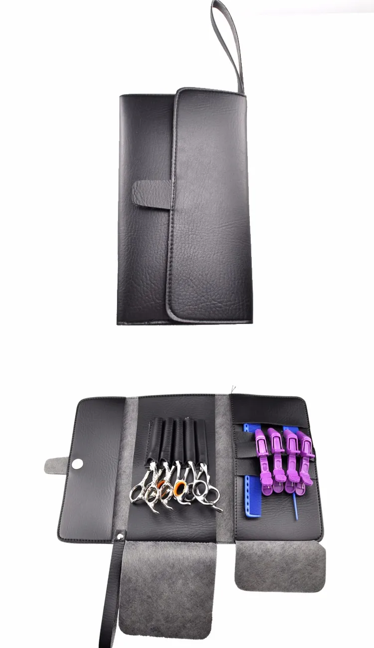 NEW Leather Hair Scissor Bags Case Waist Pack Pouch Holder Hair Styling Tools Hairdressing Tools Accessories
