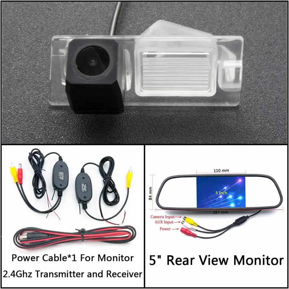 C Wireless 5 inch M HD 1280*720 резервная камера заднего вида Камера для Jeep Cherokee KL 2013 Стоянкы Автомобилей Автомобиля ЖК-дисплей зеркальный монитор - Название цвета: C Wireless 5 inch M