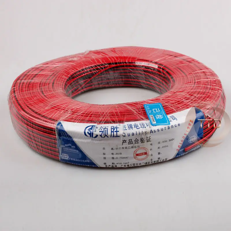 1 м 2 м 3 м 5 м 10 м 18AWG, 2pin красный черный кабель, ПВХ изолированный провод, 18 awg провод, электрический кабель, светодиодный кабель, DIY подключение