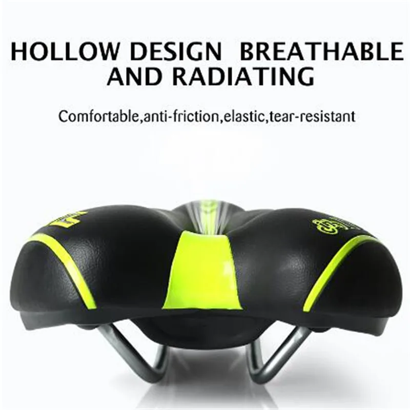 INBIKE PU Leather Bicycle Saddle MTB Road Mountain Bike Cycling Hollow Seat Soft Cushion Parts Accessory CF125GU | Спорт и