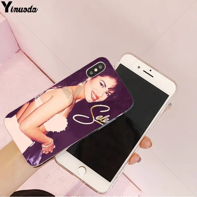 Yinuoda selena quintanilla DIY Окрашенные красивые аксессуары для телефонов Чехол Apple iPhone 8 7 6 6S