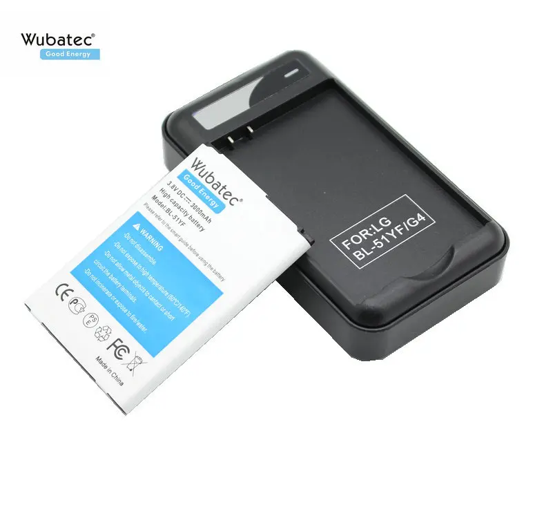 Wubatec 1x3000mAh BL 51YF G4 аккумулятор + зарядное устройство для LG H810 H812 H811 H815 H818 US991 LS991 VS986