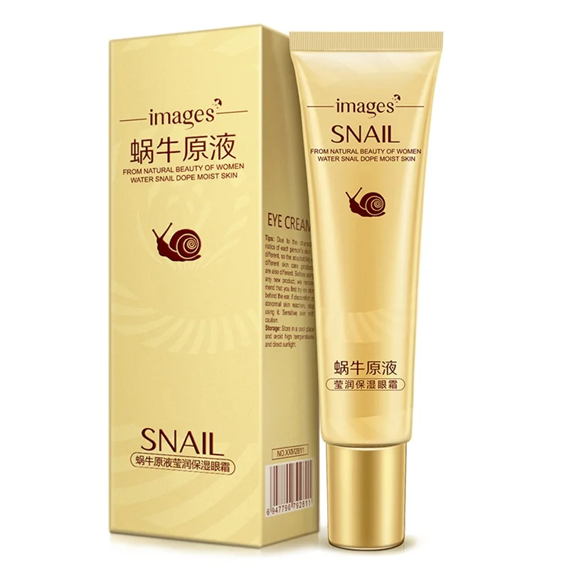 Hot Snail Essence Eye Cream Moisturizing Dark Circles Remove Bags Drops Lifting Anti Wrinkle Aging Eyes Skin Care |