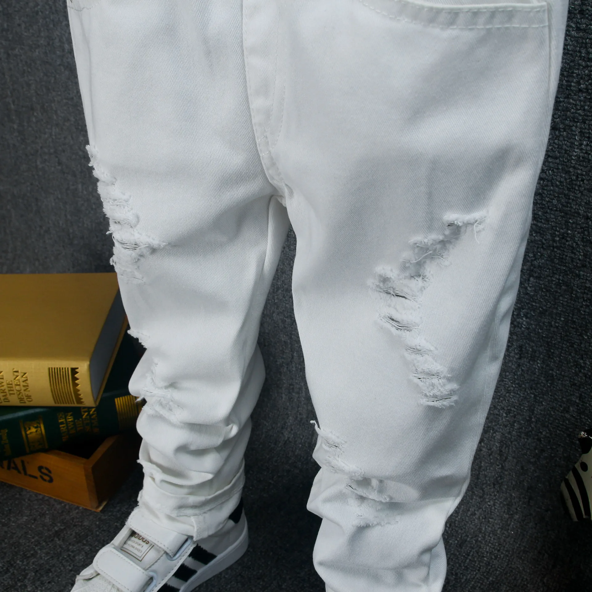 2021 новая одежда для детей Сезон весна осень Из джинсовой ткани мальчиков уличный