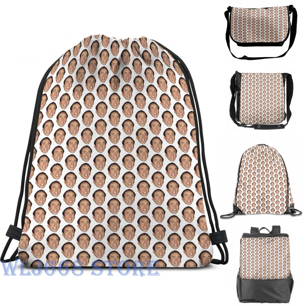 Сумка на плечо с забавным графическим принтом дизайнерский рюкзак одно рисунком