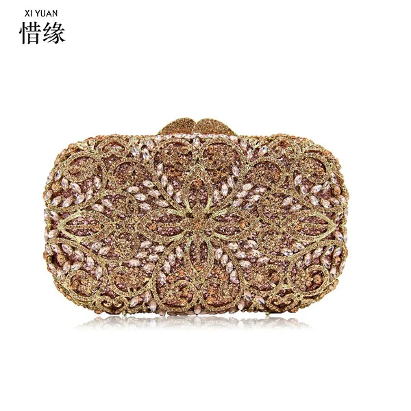 

XIYUAN BRAND green crystal Clutch bag luxury diamond clutch evening bag flap shape wedding sac Handcraft women pochette