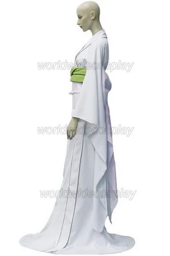 Костюм для косплея Bleach Rukia Kuchiki's Zanpakuto Sode no Shirayuki Бесплатная доставка на Хэллоуин