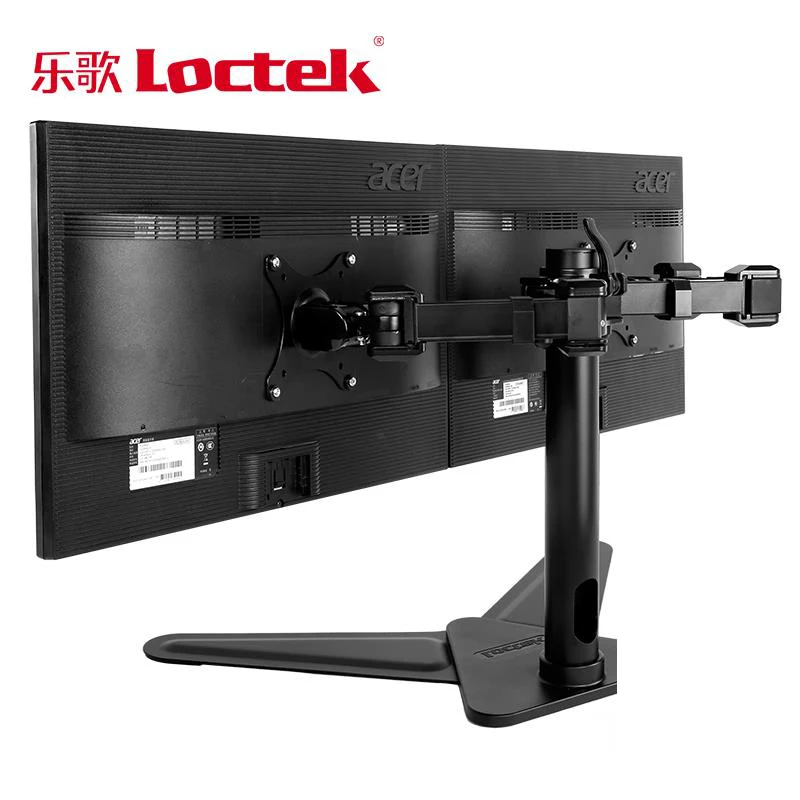 Настольная подставка Loctek D2D 10 30 дюймов двойной монитор светодиодный ЖК экран макс. нагрузка кг каждая