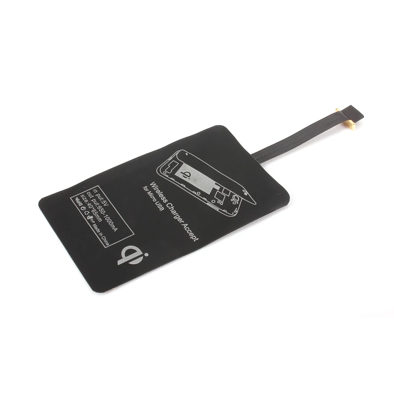 Беспроводное зарядное устройство приемник для Micro USB порта Android телефон QI