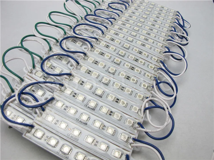 LED Module 5050 6 12V waterproof advertisement design led modules super bright White/Warm white/Red/Green/Blue 20PCS/Lot | Освещение