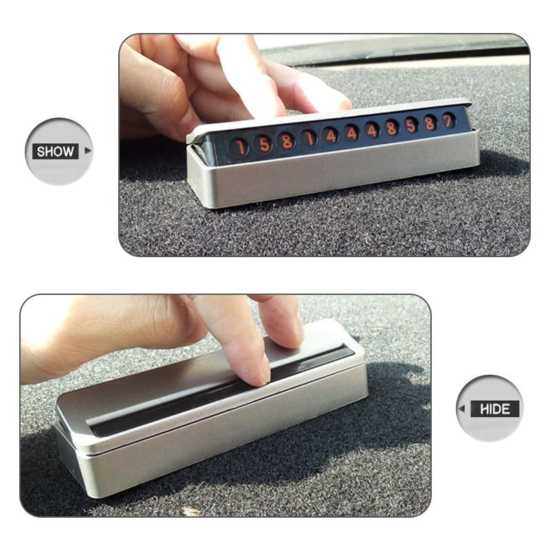 Автомобильная парковочная карта скрытая табличка с номером телефона для Audi A4 B6 B8