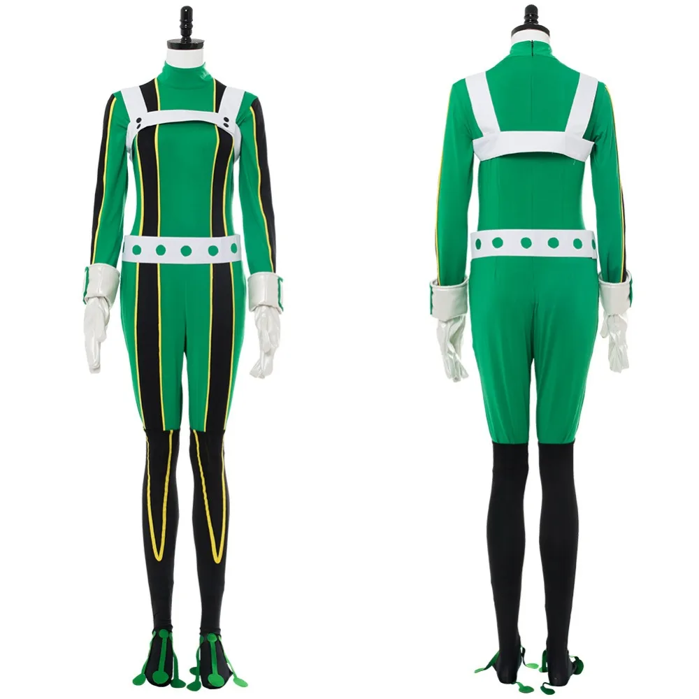 

Boku no Hero Academia My Hero Academia Tsuyu Asui Cosplay Costume Adult Full Outfit Halloween Carnival Cosplay Costumes