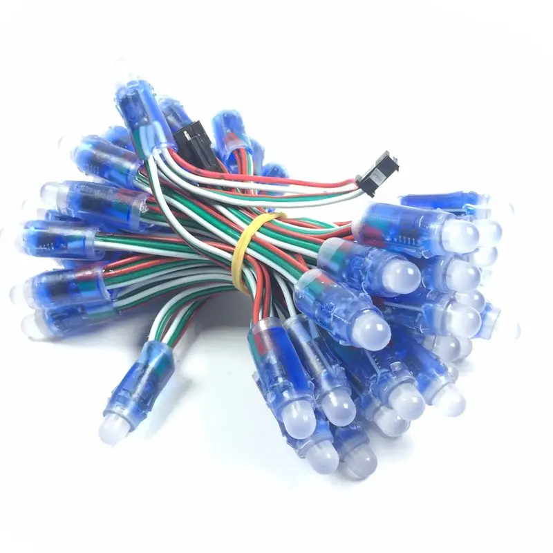 Пиксельная светодиодная RGB гирлянсветильник WS2811 12 мм IP68 5 в постоянного тока 1000