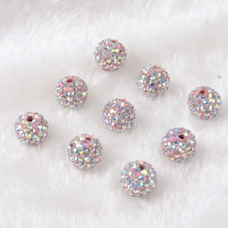 10 мм розовые бусины для изготовления браслетов шт./лот|Бусины| |