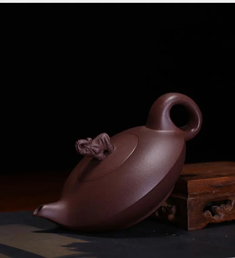 Исин Чай горшок удачи слон песок Ёмкость фиолетовый глины чашка чайник ручной