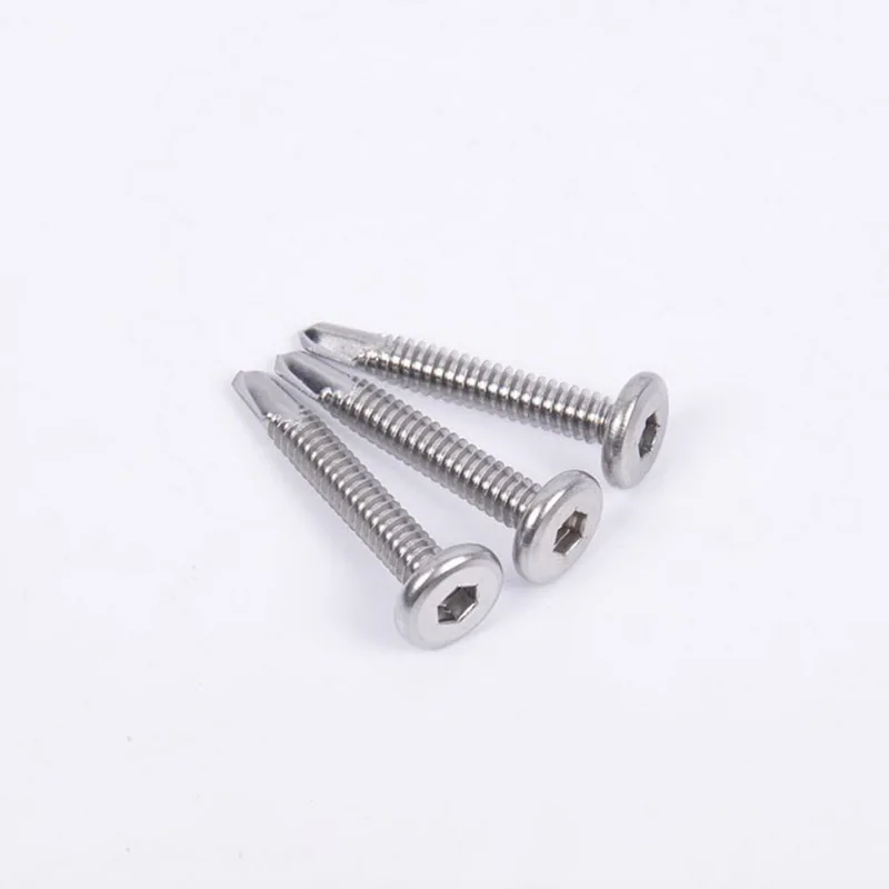 Urijk 100 шт. винты Torx M5.5 16 мм 19 25 из нержавеющей стали 401 шестигранный болт Кнопка