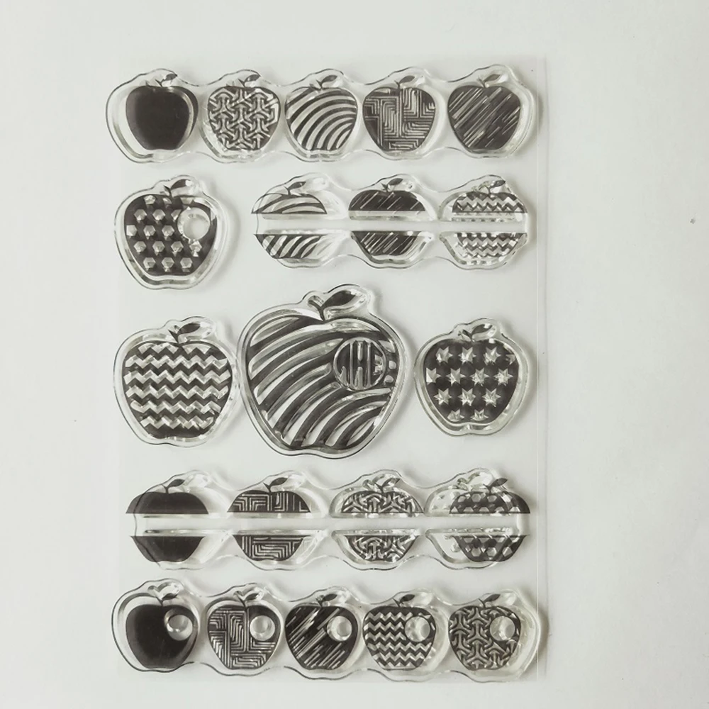 11*16 см Apple Seal металлическая пресс форма и штамп 3D DIY Скрапбукинг трафарет тиснение