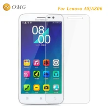 Закаленное стекло OMG 9H для lenovo A8 A806 0 3 мм HD Vision прозрачная защитная