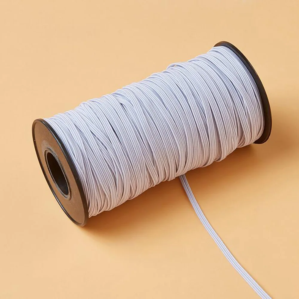 PPCrafts 3 5 6 8 10 12MM Black Grey Elastic Ribbon Transparent Webbing For Handwork Apparel Sewing &amp Fabric Edge Accessories | Дом и сад