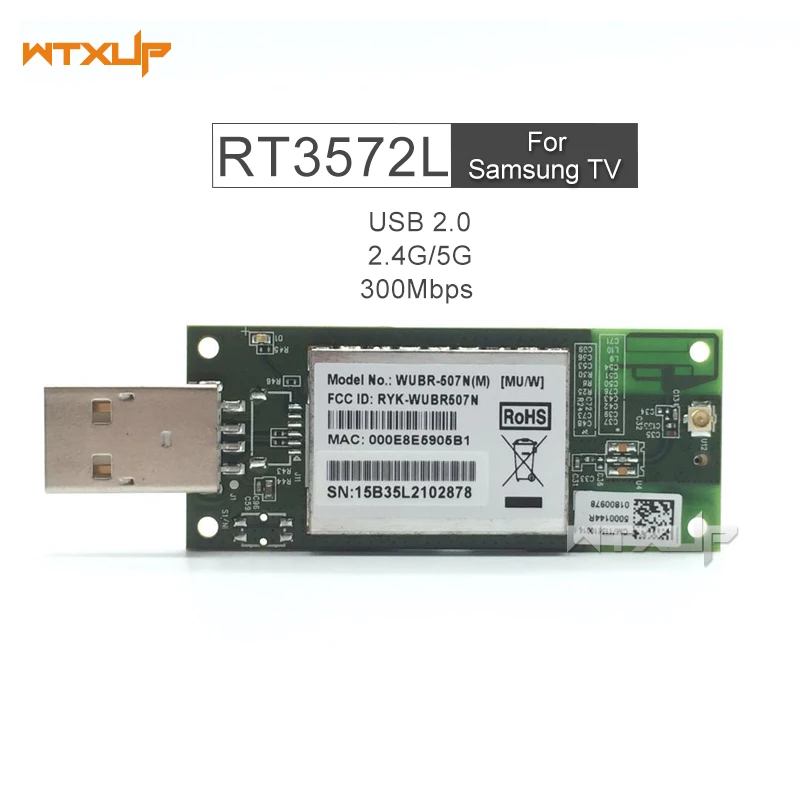 WTXUP RaLink RT3572L 2 4G и 5G 802.11a/g/n двухдиапазонный 300 Мбит/с беспроводной USB WiFi адаптер