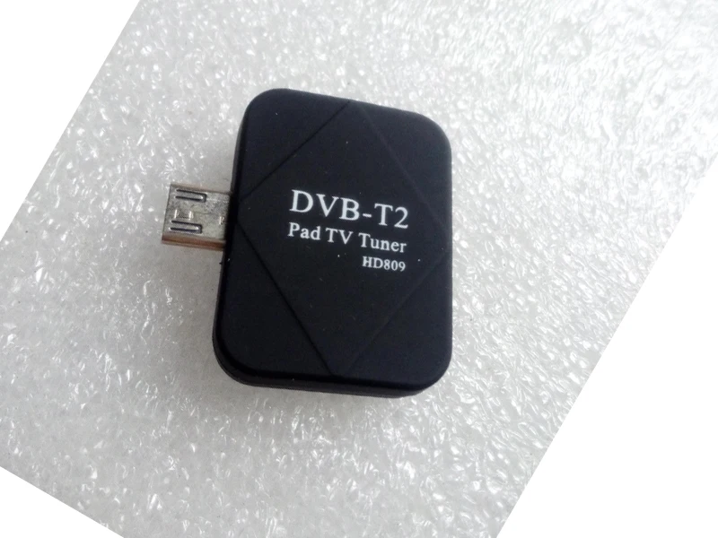 Цифровой ТВ-тюнер DVB-T2 DVB-T DVB T2 Micro USB часы-ресивер для прямого эфира Android Pad телефона