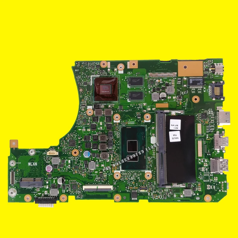 X556UJ X556UV материнская плата для For Asus X556U X556UF X556UR ноутбука I5-6200U ЦП GT920/GT930 тест |