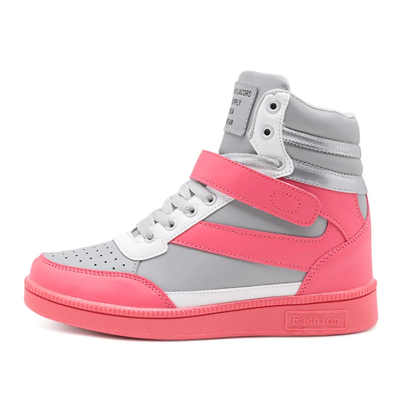 Lzzf/Новинка 2018 года женская обувь высокого качества дышащие черные высокие белые