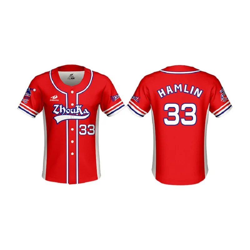 Custom Name Number Дизайн Джерси бейсбольная рубашка шорты для тренировок бейсбольные майки мужские на заказ сублимированные спортивная одежда Camiseta Beisbolera - Цвет: Custom Name Number
