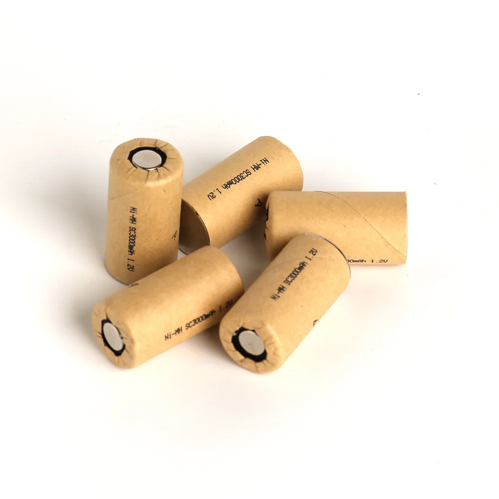 Ni-mh SC3000mAh 4 шт. SC3.0Ah Nimh power пальчиковая аккумуляторная батарейка, батарея для электроинструмента, скорость разряда 10C-15C