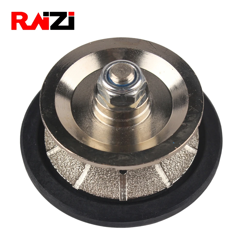 Raizi вакуумный паяный Алмазный Ручной Профиль колесо Полный Bullnose V 20 50 мм
