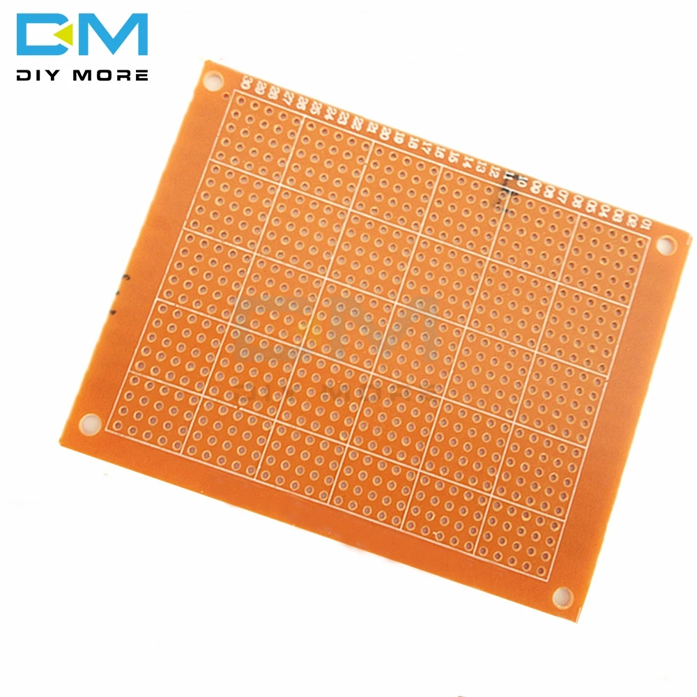 2 шт. 7x9 7*9 см Односторонний Прототип PCB Универсальный макет доска экспериментальная бакелитовая медная пластина схема доска DIY