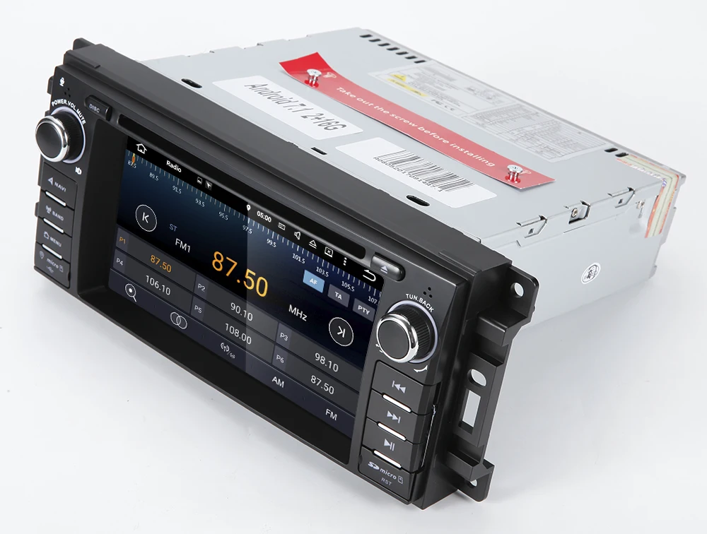 Система Android 7 1 2 Гб ОЗУ автомобильный DVD плеер система GPS навигации стерео медиа