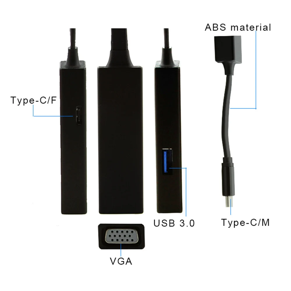 Адаптер CHYI Type C на VAG мульти концентратор USB 3 0 разветвитель 1 для Macbook Pro аксессуары