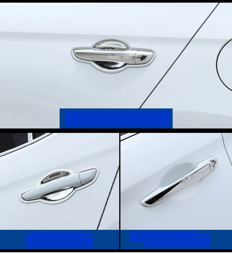 Для hyundai Elantra автомобильный Стайлинг крышка внутренней дверной ручки дверная чаша рамка отделка наклейка лезвие двери аксессуары для чаши