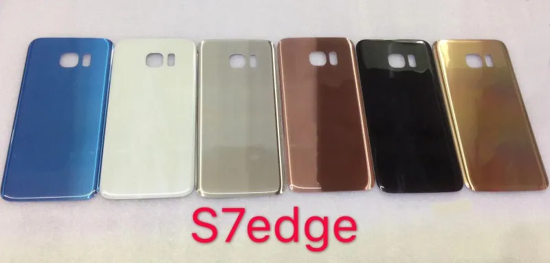 Стекло задняя запасной корпус для samsung Galaxy S7 G930F G930A батарея чехол Замена для samsung S7 edge G935F