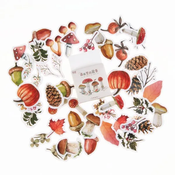 

Стикеры Gimue "Осенний лес", 46 шт.