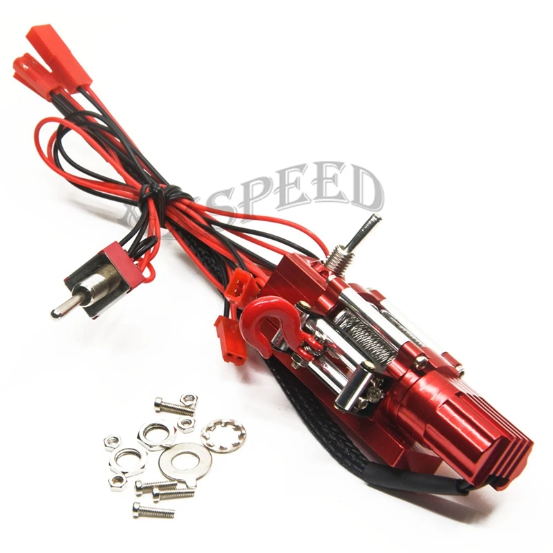 AXSPEED 1: 10 RC Гусеничный Металлический Стальной проводной блок управления лебедкой #