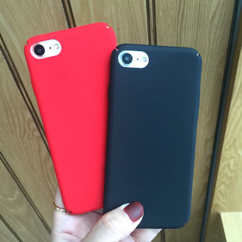 Ultra Thin Silk Feeling Matte Case For iPhone 6 6S 7 8 Plus 5 5s Hard PC Plastic Cover X XR XS MAX Phone Coque |