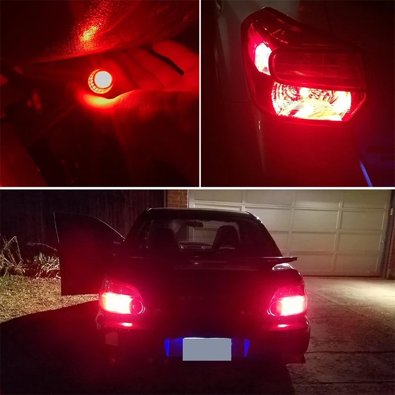 12 24 v 2x650 люмен 1156 1157 S25 1206 50smd светодиодные лампочки Применение для резервного