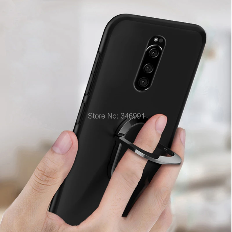 Чехол Funda для Sony Xperia 1 роскошный 6 5 дюймовый мягкий черный пластиковый