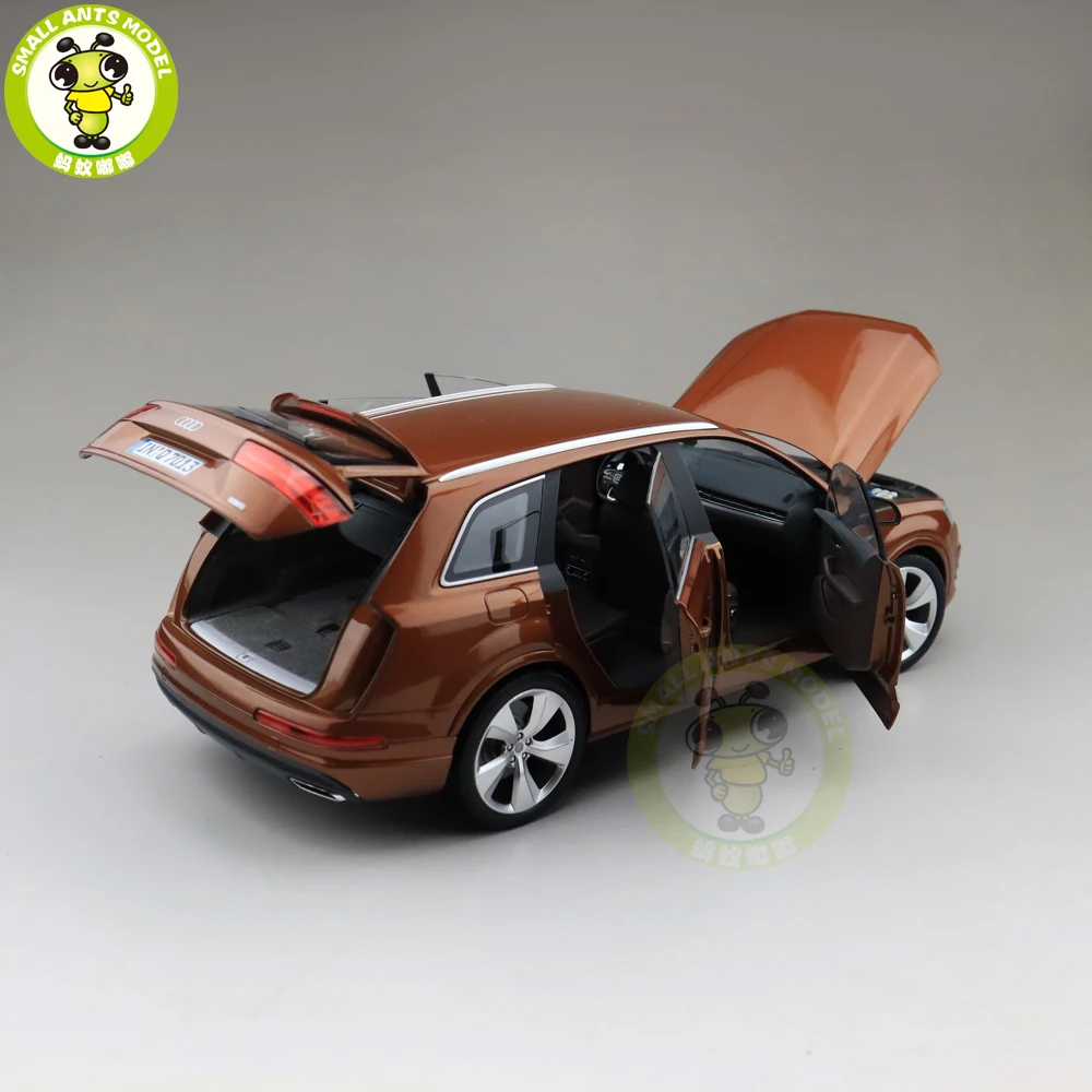 1/18 Minichamps Q7 2015 почти настоящие Литые металлические модели автомобилей игрушки для