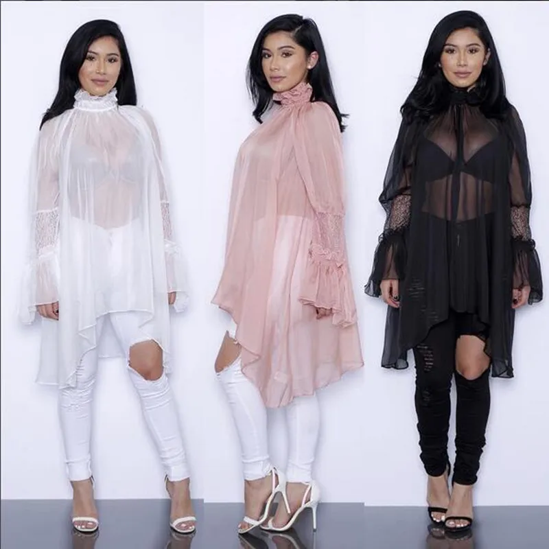 Ebay Новый Шаблон Сексуальные Будет Код Шифон Солнцезащитный Крем Одежда Халат