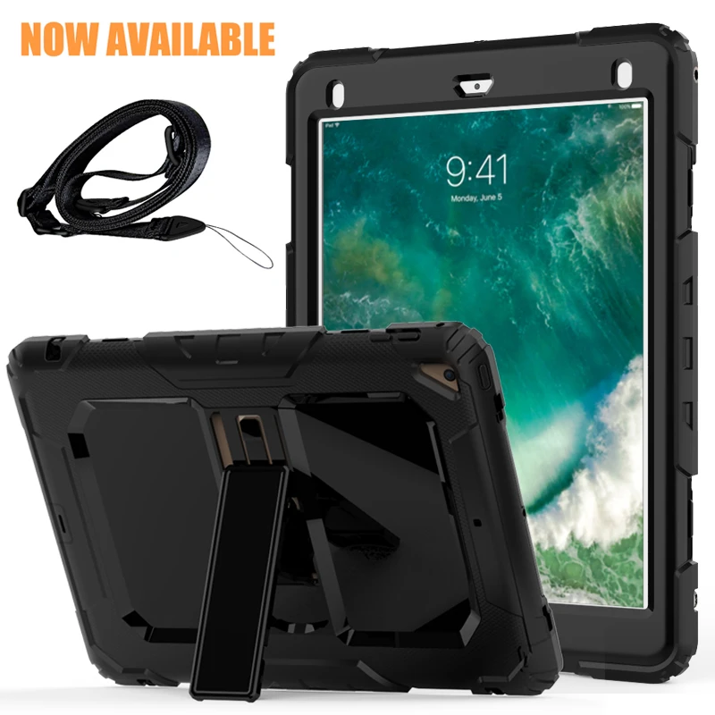 Для iPad 2018 силиконовый чехол для 2017 противоударный Fundas Air 2 Pro 9 7 подставка