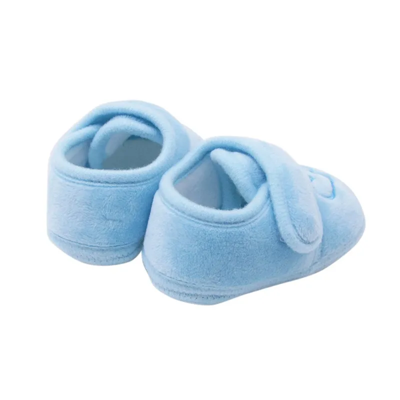 WEIXINBUY Cute Lovely Baby Shoes Toddler First Walkers Cotton Soft Sole Skid-proof Kids infant Shoes Princess Anti-slip Shoes