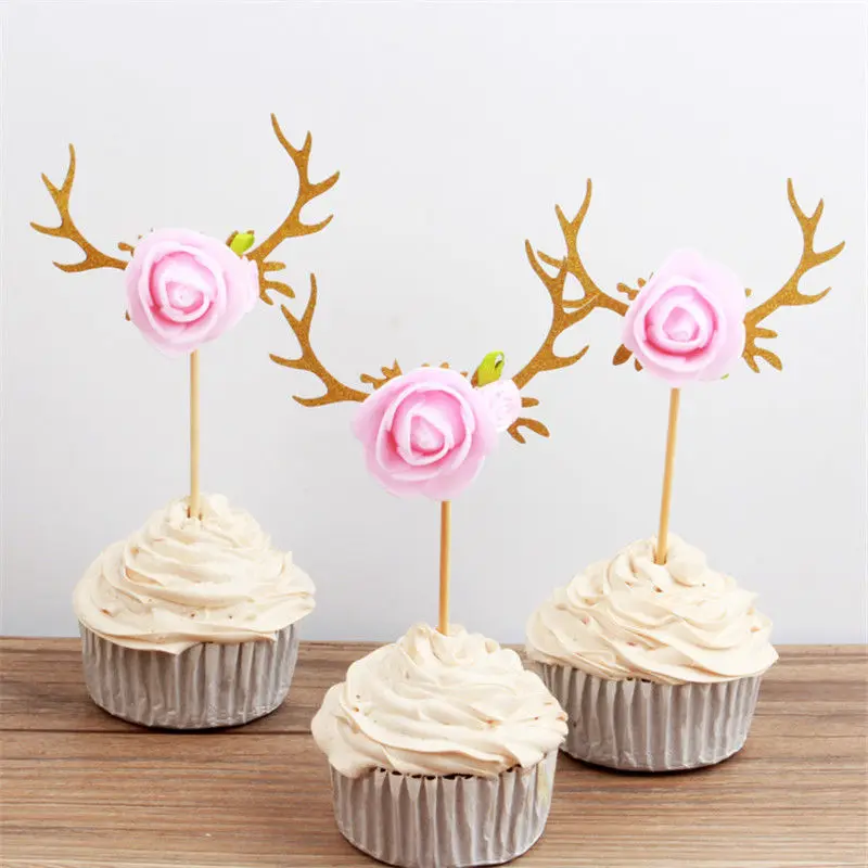 Единорог Лошадь Кубок торт инструменты раньше выбрать Декор Детский День